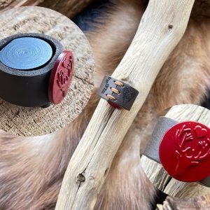 "Wild-Liebe" Lederring "Brilliant Red" ein Original aus dem Hause "Wild-Liebe"