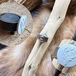 "Wild-Liebe" Lederring "Silver Effect" ein Original aus dem Hause "Wild-Liebe"