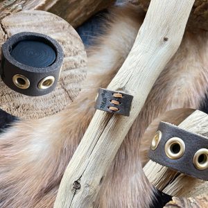 "Wild-Liebe" Lederring "Eyelet Brass"