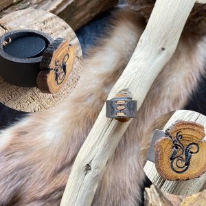 "Wild-Liebe" Lederring "Ornament" aus der Serie "Nature"