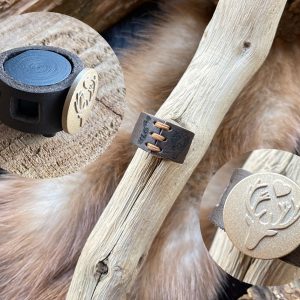 "Wild-Liebe" Lederring "Crystal Gold" ein Original aus dem Hause "Wild-Liebe"