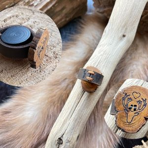 "Wild-Liebe" Lederring "Wild Deer" aus der Serie "Nature"