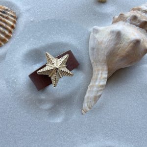 "Wild-Liebe" Lederring „Starfish“ aus der Serie „Maritim“