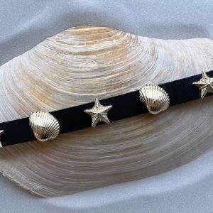 "Wild-Liebe" Lederarmband „Shell & Starfish“ aus der Serie „Maritim“