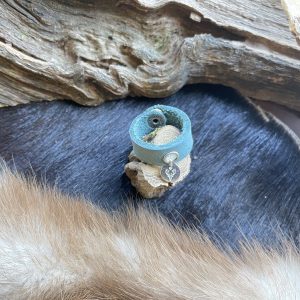 "Wild-Liebe" Lederring „Little Medallion"