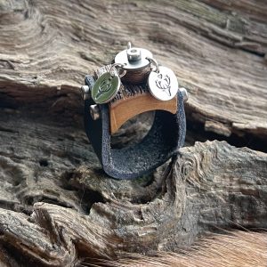 "Wild-Liebe" Lederring „Wood Soul & Crown"