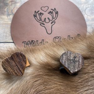 "Wild-Liebe" Lederring "Wood Heart"