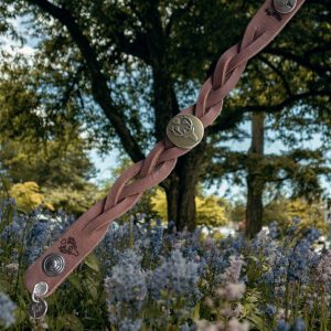 "Wild-Liebe" Lederarmband „Braided"
