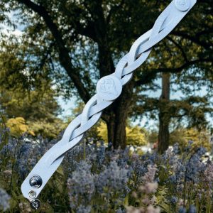 "Wild-Liebe" Lederarmband „Braided" Snow White