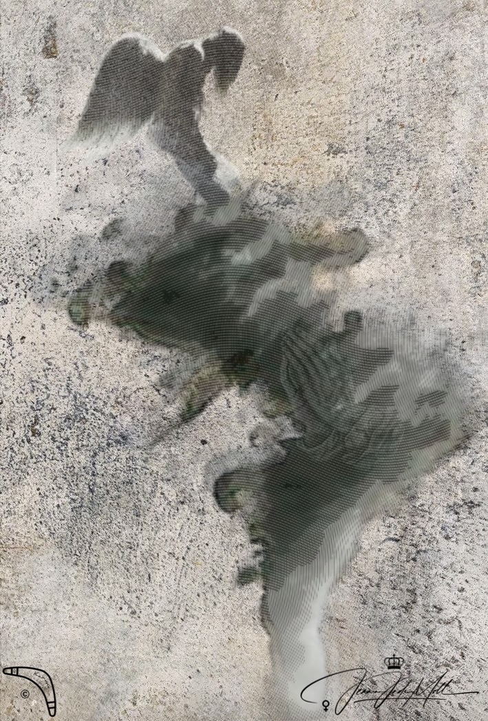 Kunstdruck "the unholy angel"